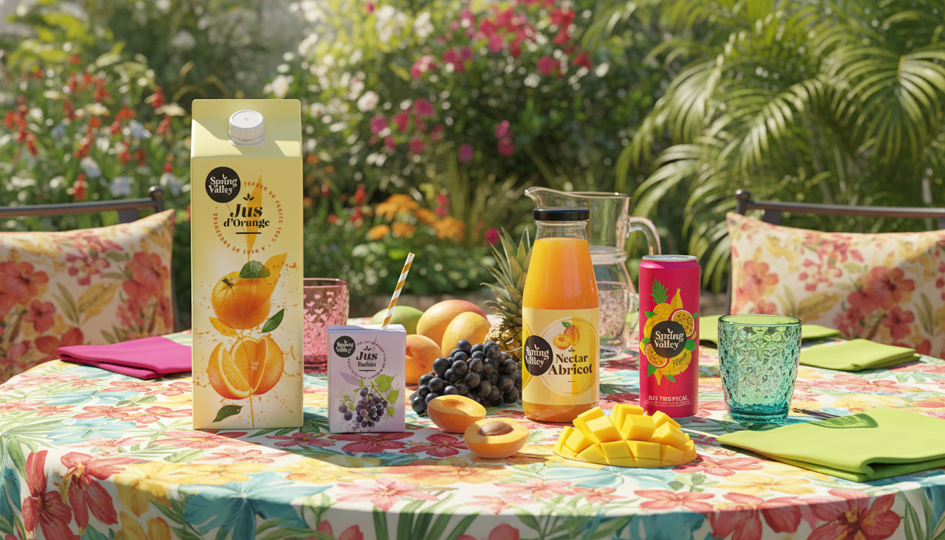 Spring Valley - Jus d'orange petit-déjeuner