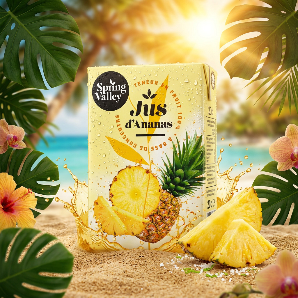 100% Jus d'Ananas 20cL